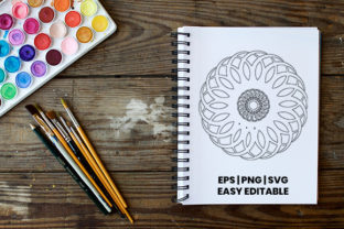 A Brand Designer's Review of Mandala Coloring Page Template 5 Graphics