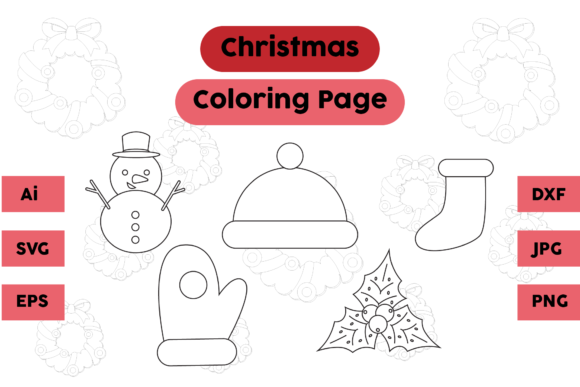A Designer's Review of the Snow Hat Christmas Coloring Graphics