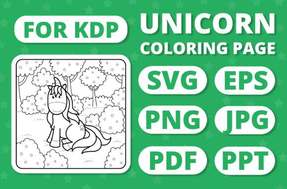 A Designer’s Review of KDP Unicorns Seasons Coloring Page 8
