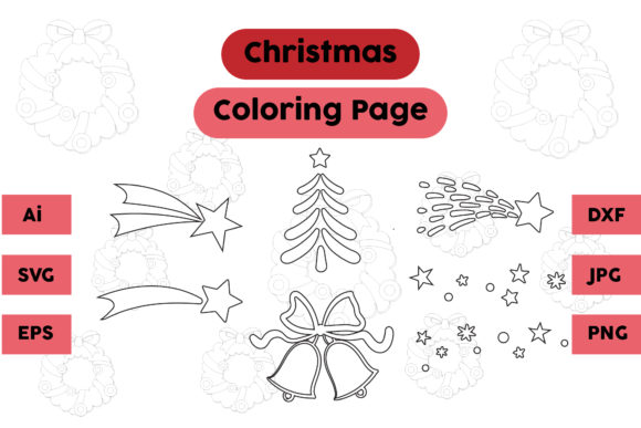 A Graphic Designer's Review of the Star Tree Christmas Coloring Page Set