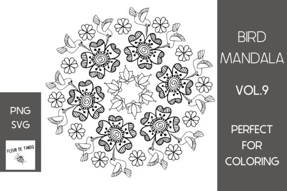 A Hummingbird Mandala Design for Real-World Embroidery
