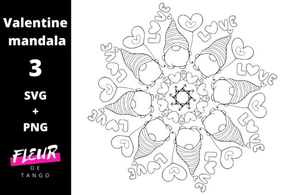 A Valentine Mandala 3 Graphics Review for Crafters & Professionals