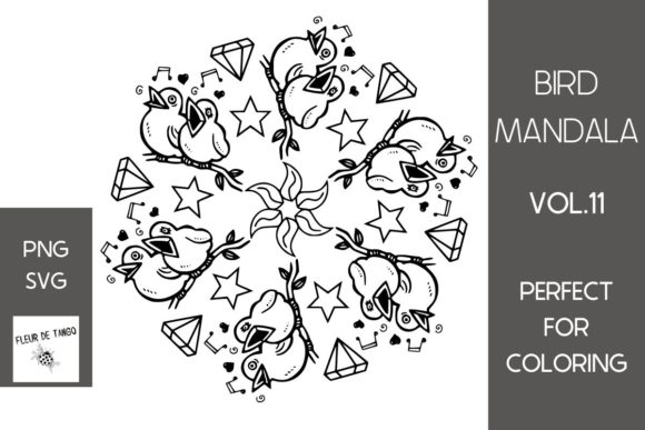 Bird Mandala Vol.11: A Versatile Embroidery Design Gem