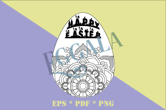 Easter Egg Mandala: A Polished Graphic Asset for Spring Projects