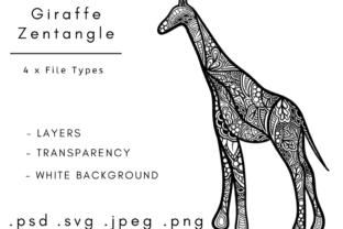 Giraffe Zentangle: A Graphic Designer's Review for Real Client Projects