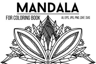Mandala 07 Coloring Book Graphics for Creative Projects