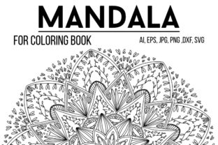 Mandala 08 Graphics for Coloring Pages & Creative Assets