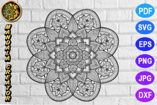Mandala Monogram 7: A Graphic Asset for Brand Identity