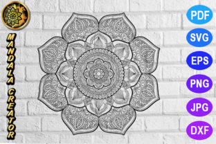 Mandala Monogram Entangle 17: A Graphic Asset for Branded Visuals