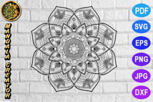 Mandala Monogram Entangle 20: A Graphic Asset for Crafters and Brands