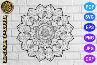 Mandala Monogram Entangle 3: A Graphics Asset for Branding and Coloring Pages
