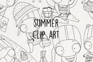 Summer Clipart Graphics for Crafters and Seasonal Collections